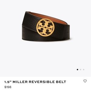 1.5" MILLER REVERSIBLE BELT size M